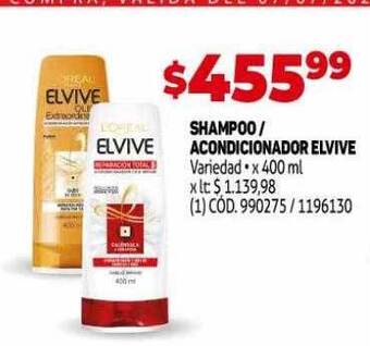 Makro Shampoo Acondicionador Elvive oferta