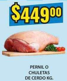 Supermercados Damesco Pernil O Chuletas De Cerdo oferta