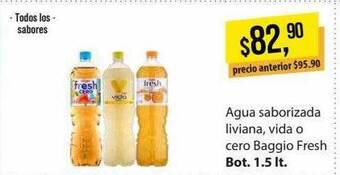Supermercados Damesco Agua Saborizada Liviana Vida O Cero Baggio Fresh oferta
