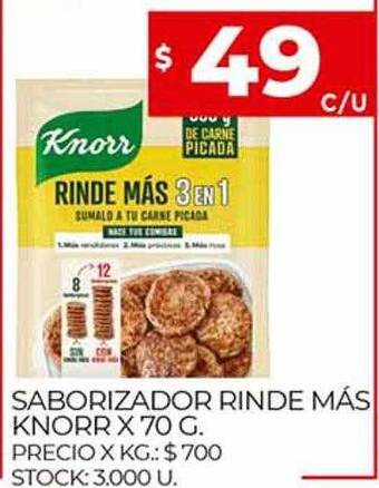 Supermercados DIA Saborizador Rinde Más Knorr oferta