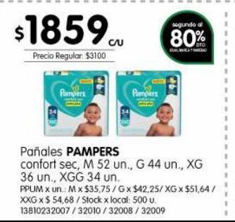 Jumbo Pañales pampers oferta