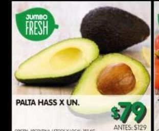 Jumbo Palta hass x un oferta
