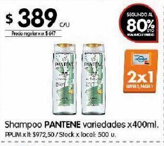 Disco Shampoo pantene 400ml oferta