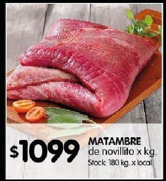 Disco Matambre de novillito kg oferta