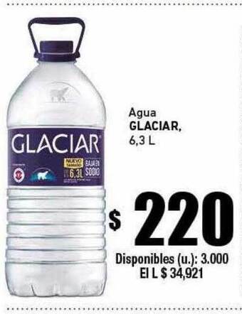 Cooperativa Obrera Agua Glaciar oferta