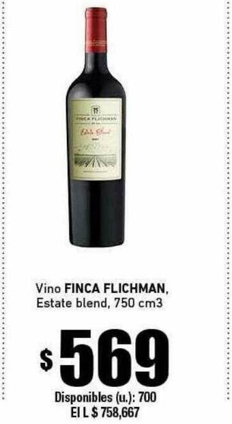 Cooperativa Obrera Vino Finca Flichman Estate Blend oferta
