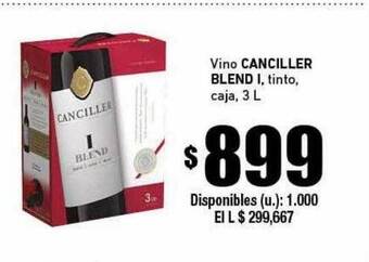 Cooperativa Obrera Vino Canciller Blend I Tinto oferta