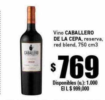 Cooperativa Obrera Vino Caballero De La Cepa Reserva Red Blend oferta