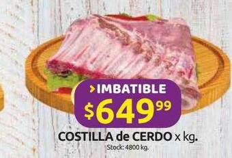 Cordiez Costilla De Cerdo oferta