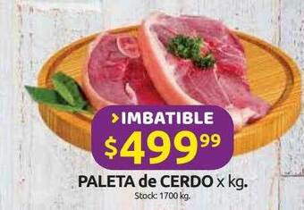 Cordiez Paleta De Cerdo oferta