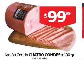 Cordiez Jamón Cocido Cuatro Condes oferta