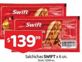 Cordiez Salchichas Swift oferta