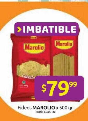 Cordiez Fideos Marolio oferta