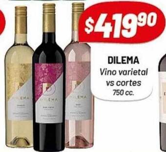 Almacor Dilema Vino Varietal Vs Cortes oferta