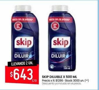 Changomas Skip Diluible oferta