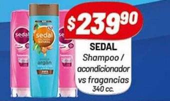 Almacor Sedal Shampoo Acondicionador Vs Fragancias oferta