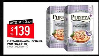 Changomas Pureza Harina Con Levadura Para Pizza oferta