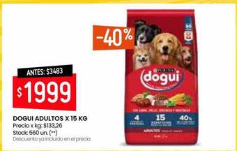 Changomas Dogui Adultos oferta