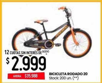 Changomas Bicicleta Rodado 20 oferta