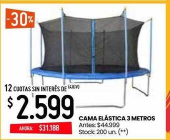 Changomas Cama Elástica 3 Metros oferta