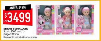 Changomas Bebote Y Su Peluche oferta