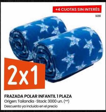 Changomas Frazada Polar Infantil 1 Plaza oferta