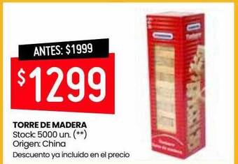 Changomas Torre De Madera oferta