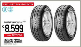 Changomas Neumatico Formula Energy 175-65 R14 82h oferta