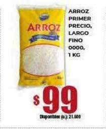 Cooperativa Obrera Arroz Primer Precio Largo Fino 0000 oferta