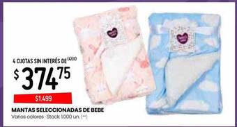 Changomas Mantas Seleccionadas De Bebe oferta