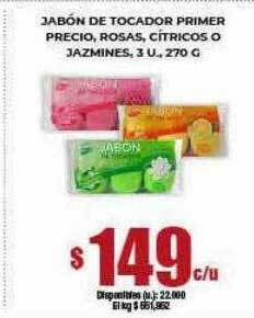 Cooperativa Obrera Jabón De Tocador Primer Precio Rosas Cítricos O Jazmines oferta