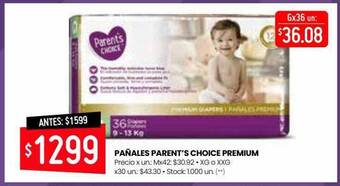 Changomas Pañales Parent's Choice Premium oferta
