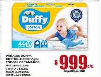 Cooperativa Obrera Pañales Duffy Cotton Hiperpack oferta