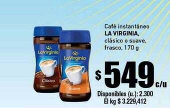 Cooperativa Obrera Café Instantáneo La Virginia oferta