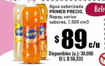Cooperativa Obrera Agua Saborizada Primer Precio oferta
