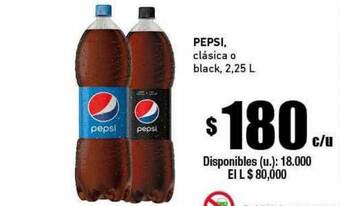 Cooperativa Obrera Pepsi Clásica O Black oferta