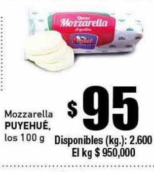 Cooperativa Obrera Mozzarella Puyehué oferta