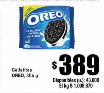 Cooperativa Obrera Galletitas Oreo oferta