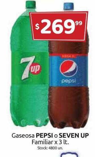 Cordiez Gaseosa Pepsi O Seven Up Familiar oferta