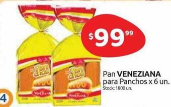 Cordiez Pan Veneziana Para Panchos oferta
