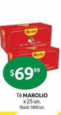 Cordiez Té Marolio oferta