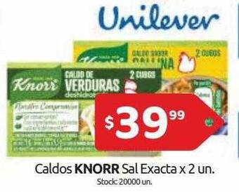 Cordiez Caldos Knorr Sal Exacta oferta
