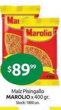 Cordiez Maíz Pisingallo Marolio oferta