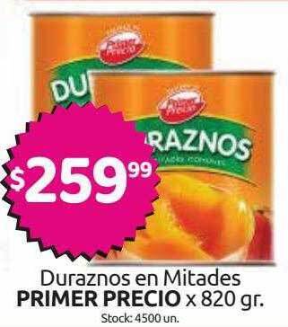 Cordiez Duraznos En Mitades Primer Precio oferta