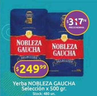 Cordiez Yerba Nobleza Gaucha Selección oferta