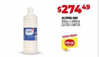 Makro Alcohol M&k oferta