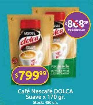 Cordiez Café Nescafé Dolca Suave oferta