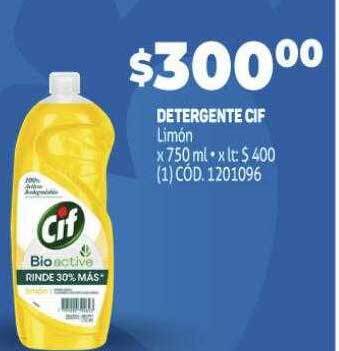 Makro Detergente Cif oferta