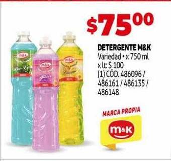 Makro Detergente M&k oferta