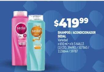 Makro Shampoo Acondicionador Sedal oferta